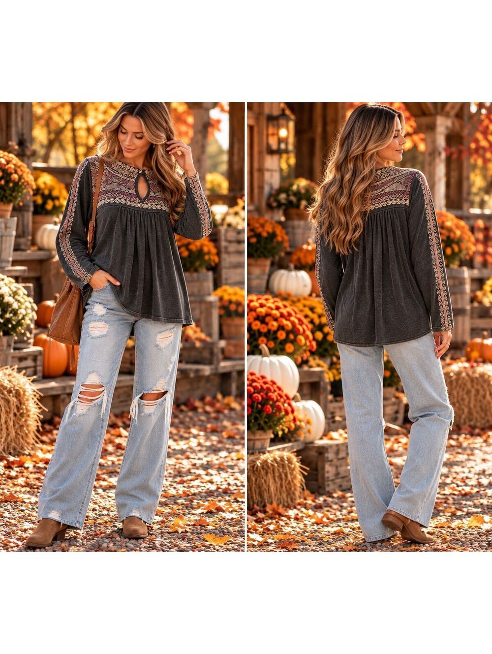 NEW Free People SlubJersey embellishment Bunny Top sz small